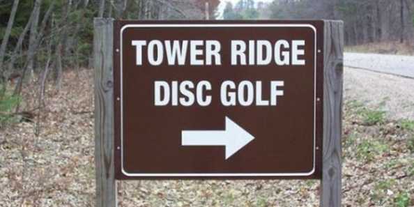 TR Disk Golf Sign